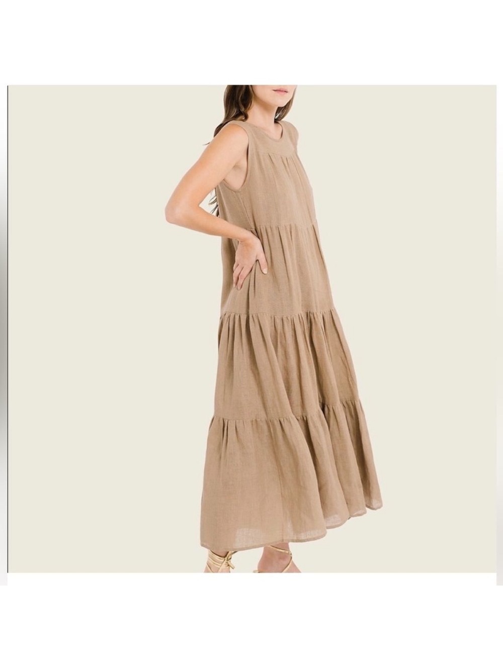 Laude the Label Tiered Maxi Dress Size XS NWT